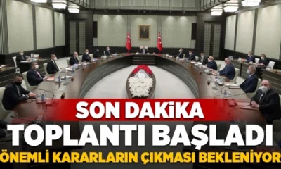 Gözler Kabine toplantısında! Toplantı başladı