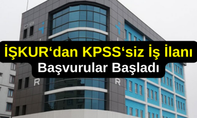 İŞKUR'dan 32 İlde KPSS'siz İşçi Personel Alımı Başladı: İşte Başvuru Detayları!