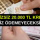 Faiz Ödemek İstemeyenlere 20.000 TL FAİZSİZ KREDİ! Tek Tuşla Paranız Hesabınızda