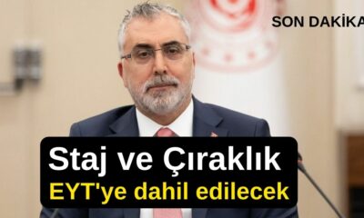 Staj ve Çıraklıkta Önemli Gelişme: EYT'ye dahil edilecek!