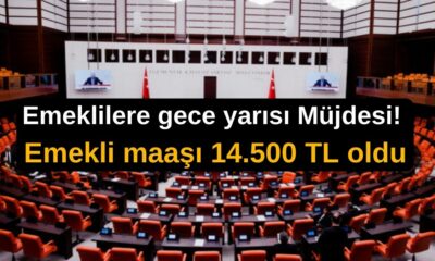 SON DAKİKA: Emeklilere gece yarısı Müjdesi! Emekli maaşı 14.500 TL oldu