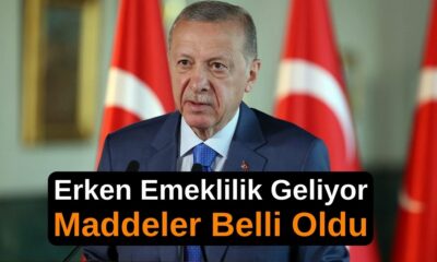SON DAKİKA: Cumhurbaşkanı Müjdeyi Paylaştı! Erken emeklilik olacak! Emeklilik Sistemi Değişiyor